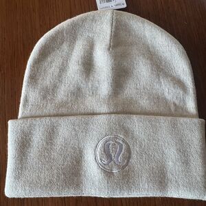 lululemon athletica Beige Knit Hat